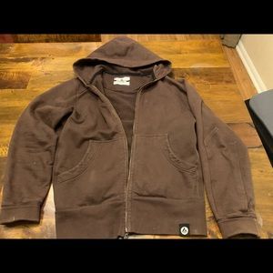 American Giant Brown Hoodie Size M